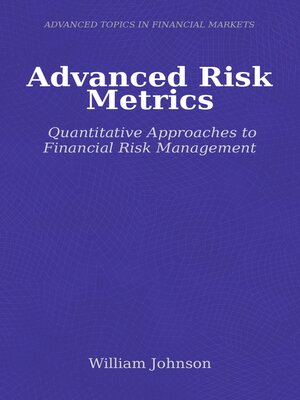 cover image of Advanced Risk Metrics